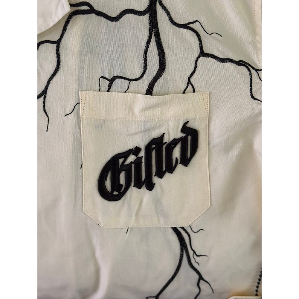 GFTD LA Lightning Button-Up Shirt‎ NWT – Size M N… - image 4